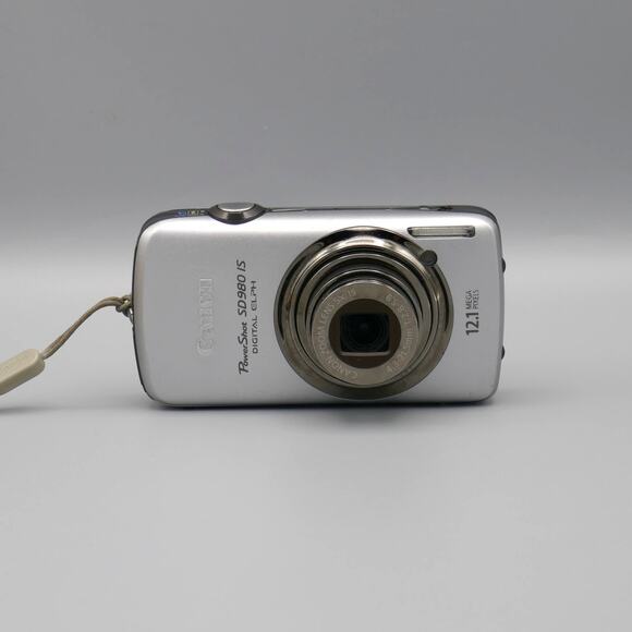 Canon PowerShot SD980 IS Digital Camera | 12.1MP | Silver - Picture 2 of 5
